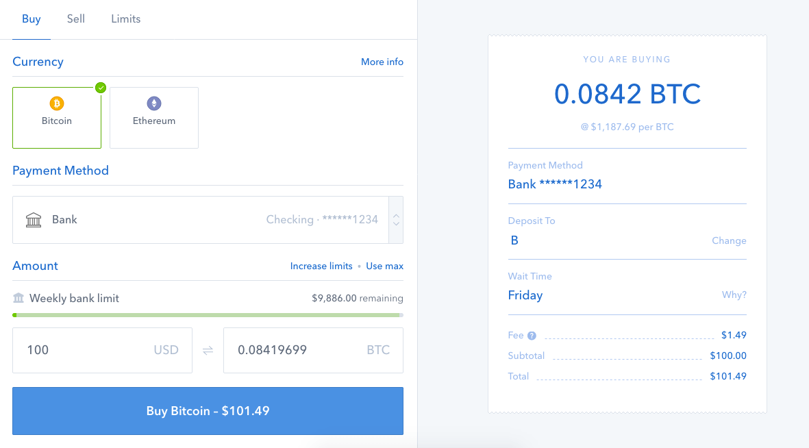 How to transfer bitcoin from coinbase vault
